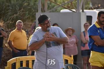 Luchada canaria y espectáculo de Maestro Florido en Lomo Magullo/Francisco Javier Santana.